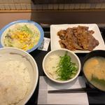 カルビ焼き肉定食