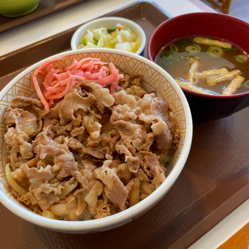 牛丼ランチセット(すき家 岩本町三丁目店 )