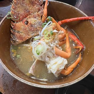 伊勢海老うちわ海老味噌汁(がんじゅう堂 )