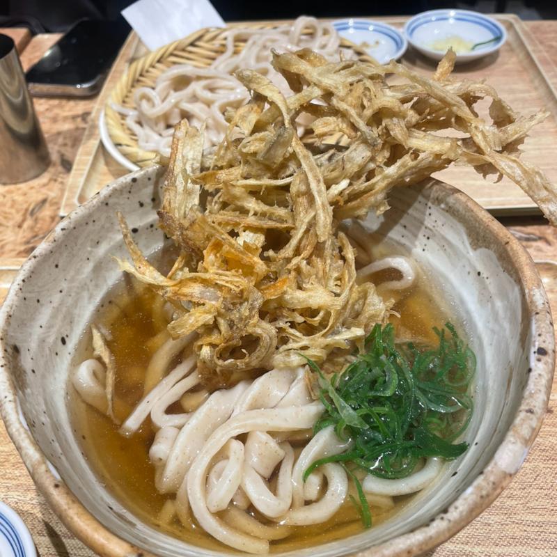 ごぼ天うどん(武蔵野うどん こぶし ecute立川店)