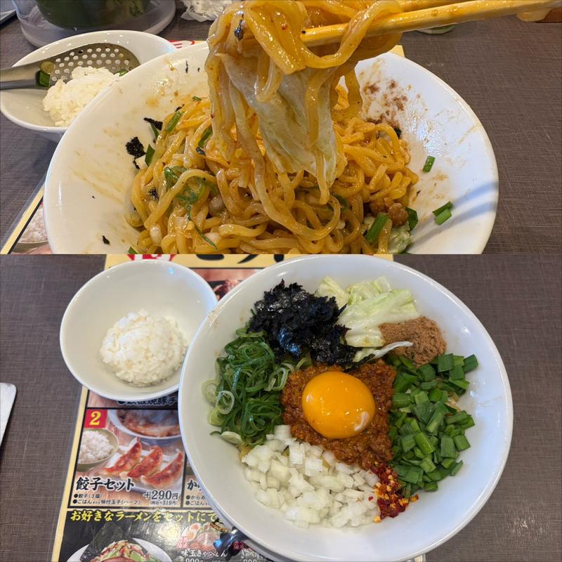 台湾まぜそば・一口ごはん・にんにく無し(熟成醤油ラーメン きゃべとん 横浜青葉台店)