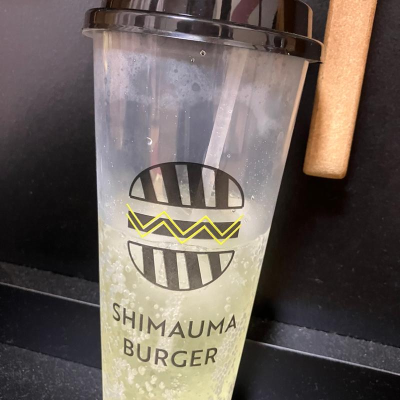 藻塩レモネードソーダ(SHIMAUMA BURGER 岸和田カンカンベイサイドモール店)