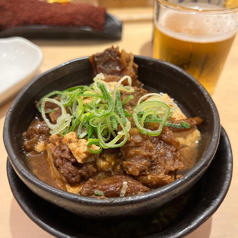 牛すじ豆腐(立ち飲み やみー ふたつめ)