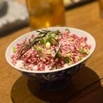馬肉フレーク丼