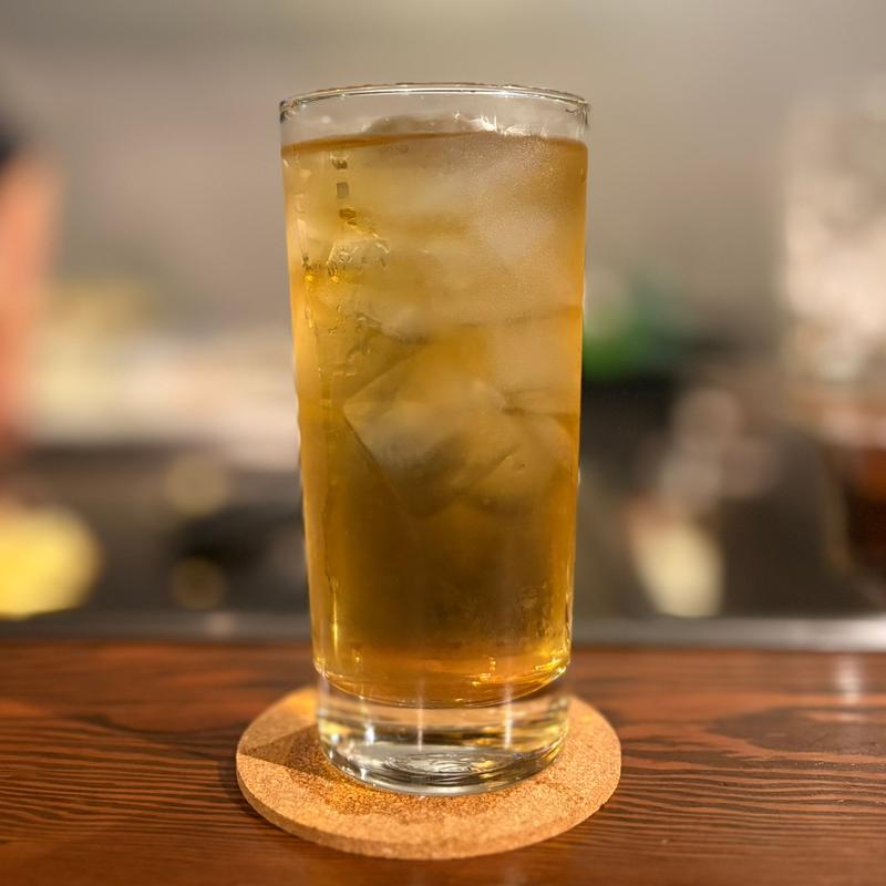 とうもろこし茶ハイ(お好み焼き ささくれ)