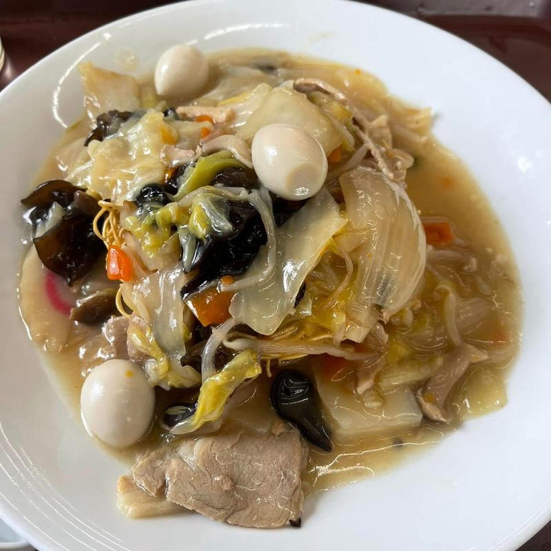 皿うどん(青海食堂)