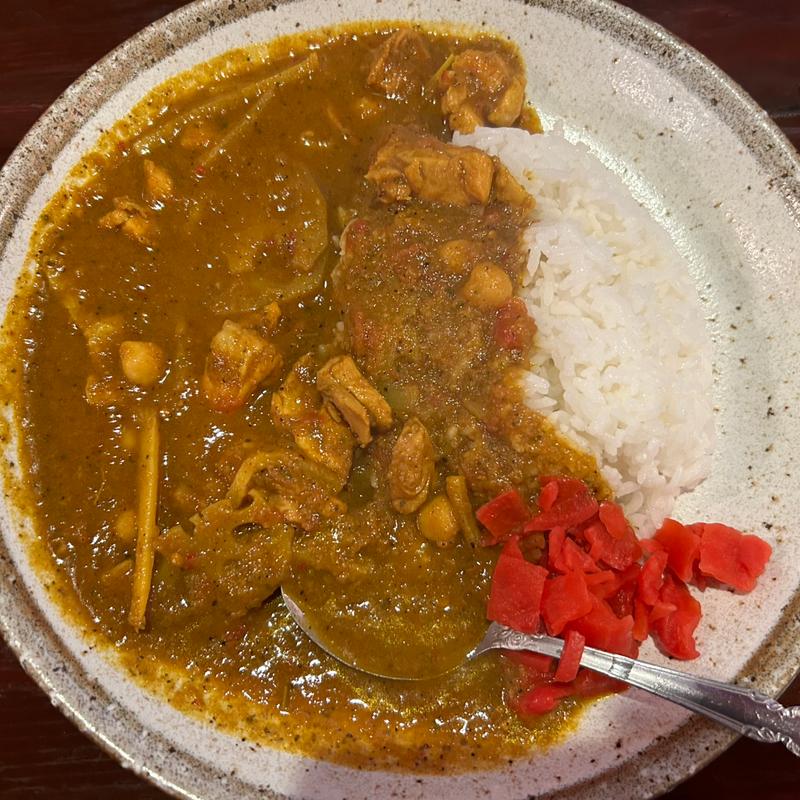 スパイシーチキンカレー(焼鳥ことぶき )