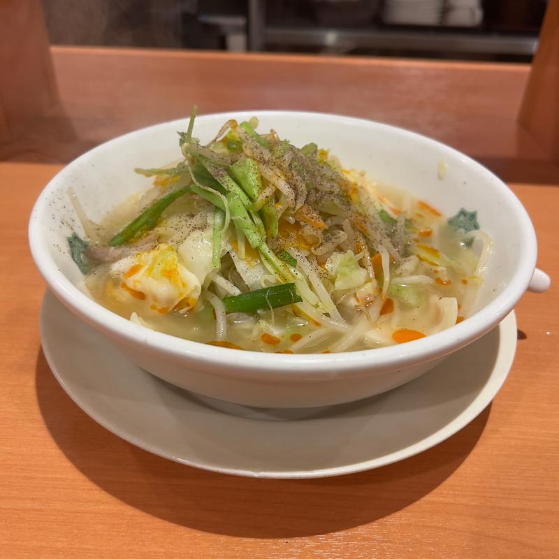 野菜たっぷりタンメン(日高屋 与野本町西口店)