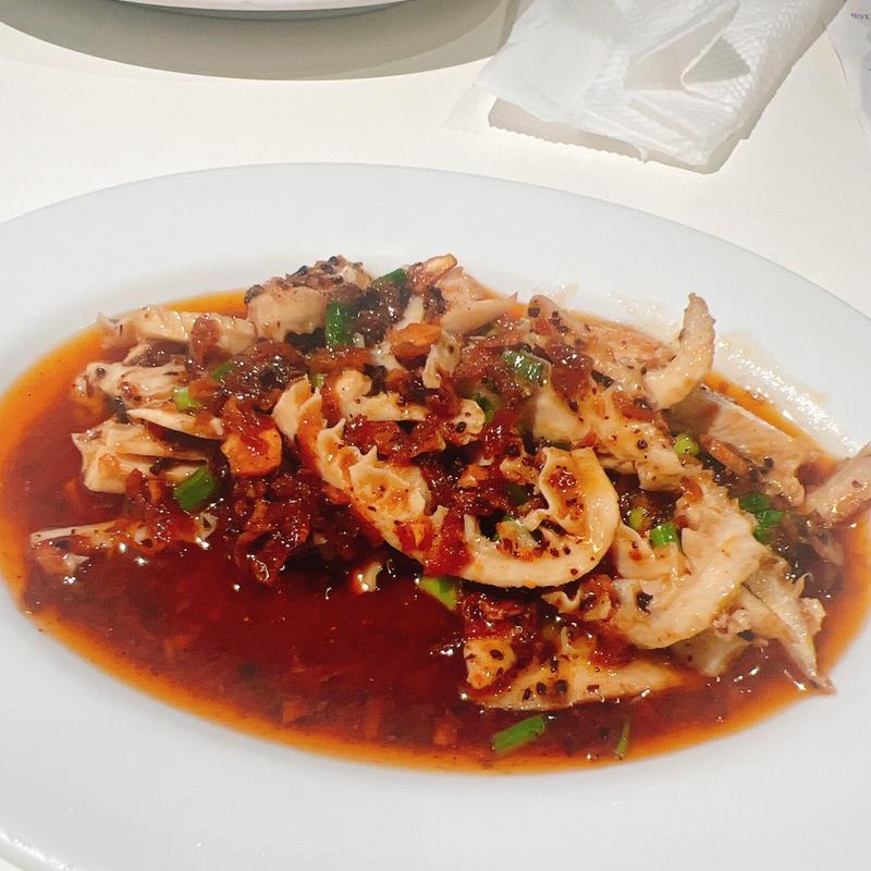 山椒ハチノス炒め(バワリーキッチン)