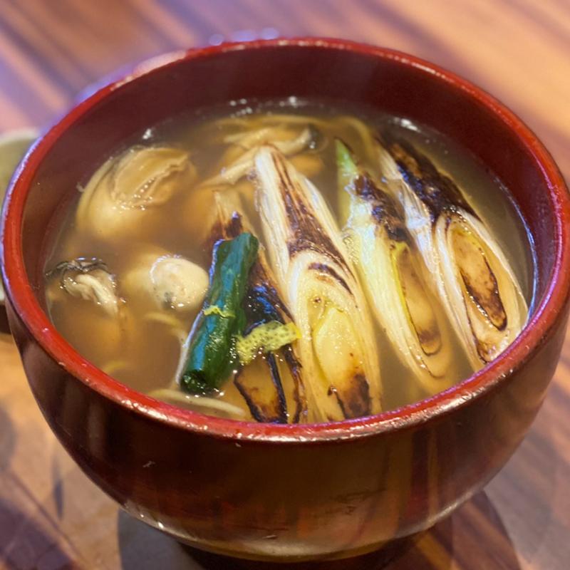 牡蠣そば(赤坂けやき通りむらた)