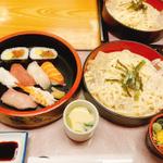 寿司うどん定食
