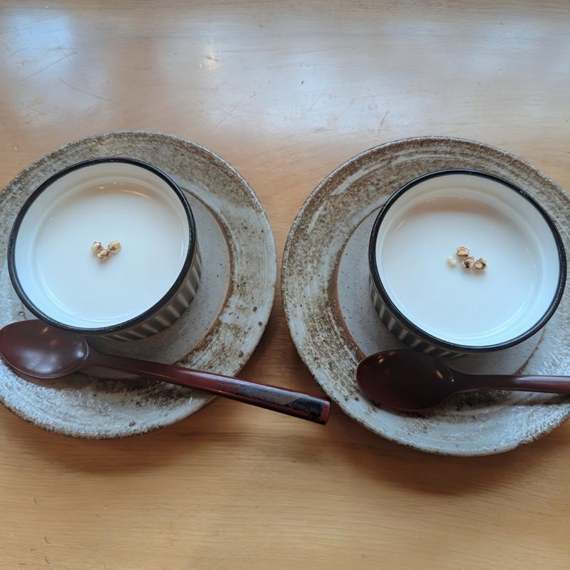 蕎麦プリン（サービス）(花の里　あら木)