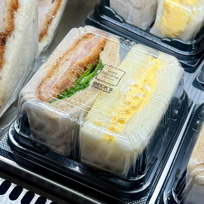 海老カツ＆トリュフたまご(BECK'S COFFEE SHOP 新宿店 （ベックスコーヒーショップ）)