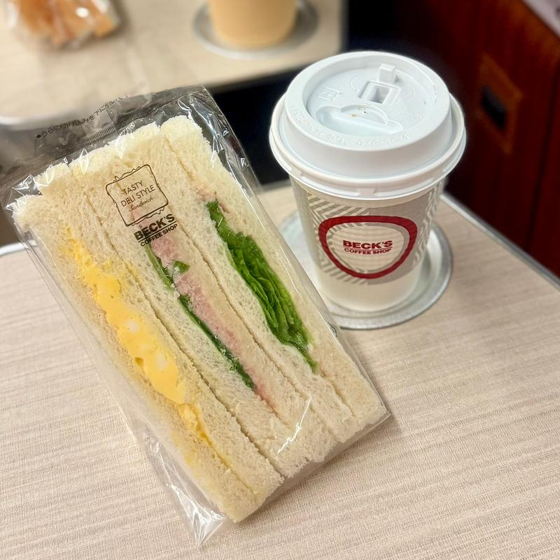 ハムツナたまご(BECK'S COFFEE SHOP 新宿店 （ベックスコーヒーショップ）)