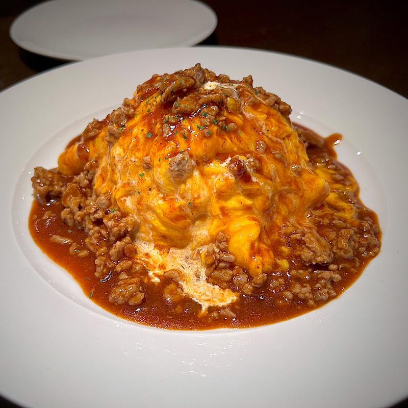 ひき肉のデミソースオムライス(DUNK （ダンク）)