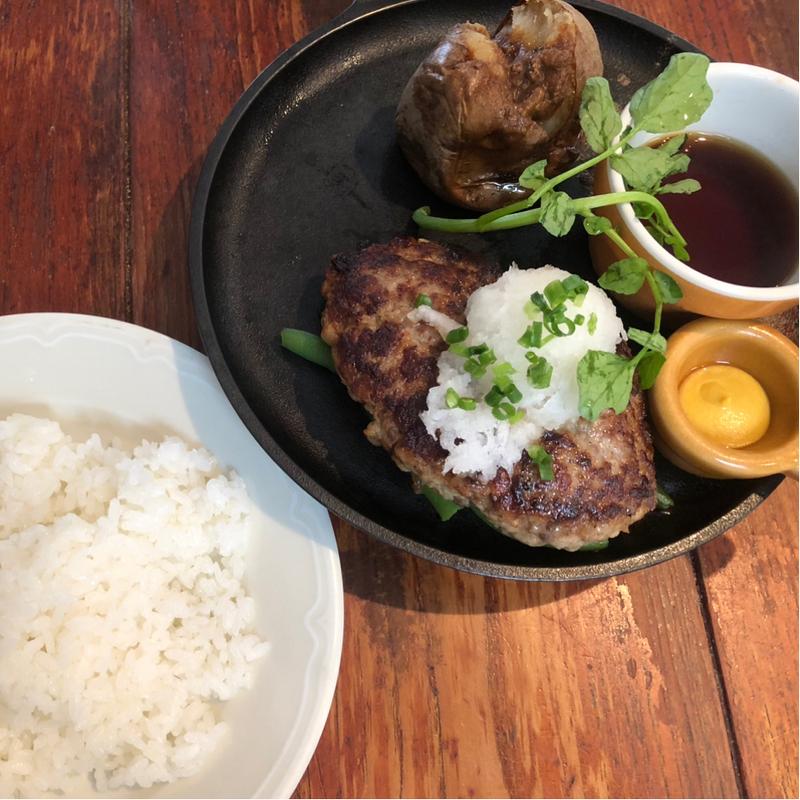 和風ハンブルグステーキ(つばめグリル 品川駅前店)