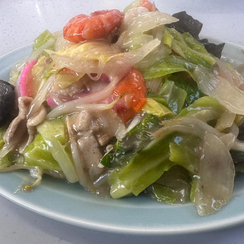 皿うどん（細麺)(九州ラーメン 友理)