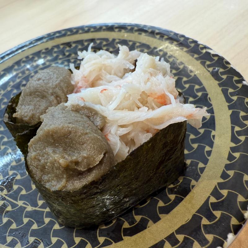 蟹身、蟹味噌(はま寿司 足立東和店)