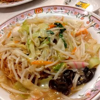 揚げそば(餃子の王将 下北沢店)