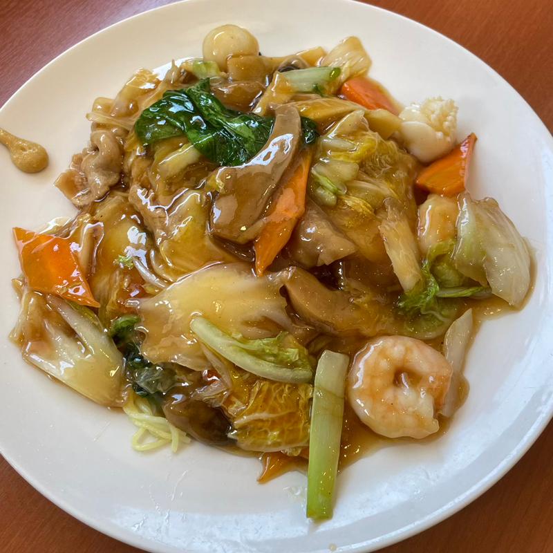 五目あんかけ焼きそば(台湾料理幸楽園)