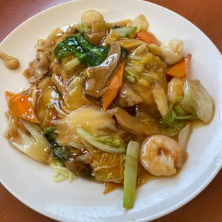 五目あんかけ焼きそば