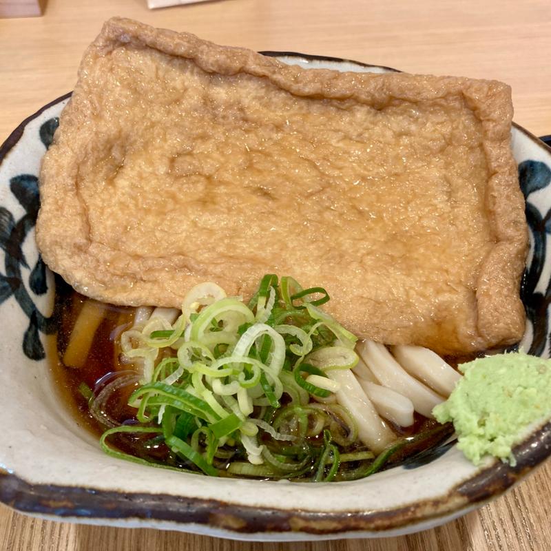大判きつねうどん 冷(山長弥栄 本町通)