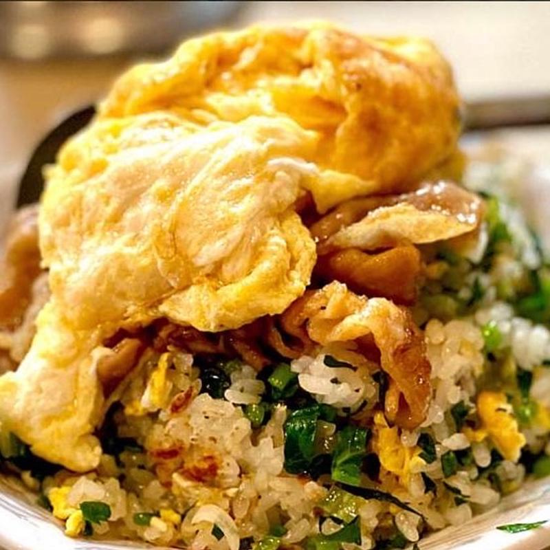 ほうれん草チャーハン＋らんらん(中華徳大 （ちゅうかとくだい）)