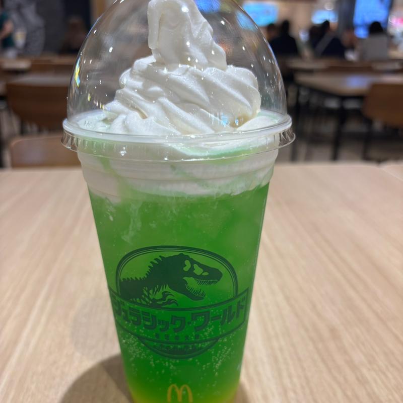 マックフロート　パイナップルメロン(マクドナルド イオンモール岡崎店)