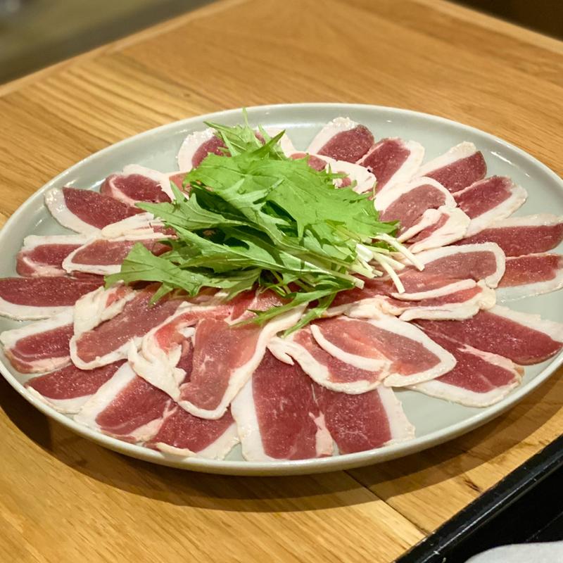 鴨すきコース(博多 鴨すき 鴨しゃぶ なかもぐろ)