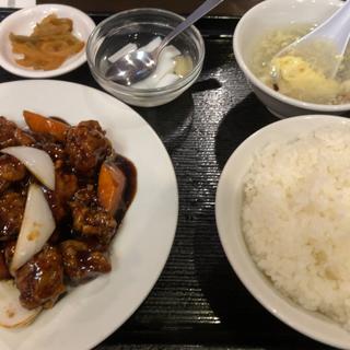 黒酢酢豚定食(楽宴 浅草店)