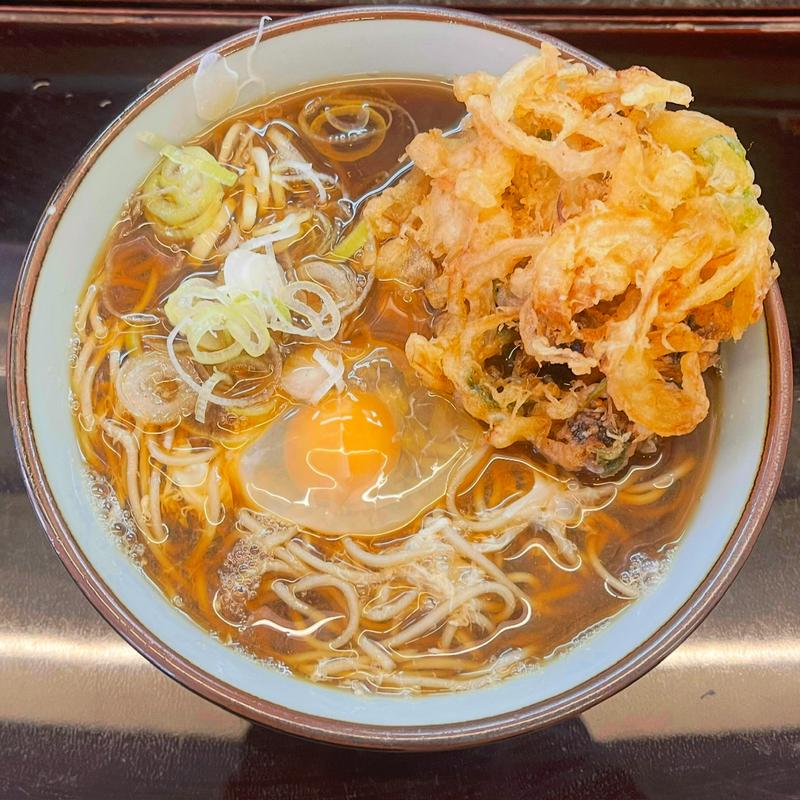 ゲソ天そば(文殊亀戸店)