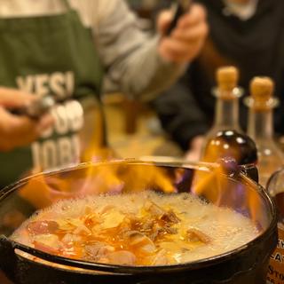 もつのすき焼き