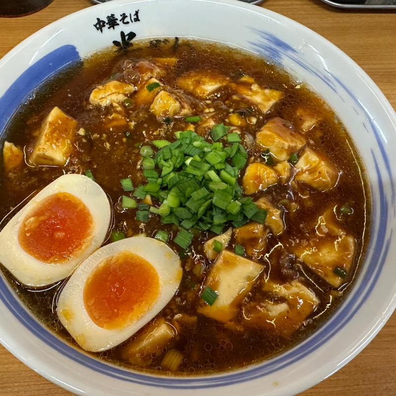 麻婆麺(中華そば 半ざわ)