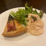 ベーコンとクワルクチーズのキッシュ