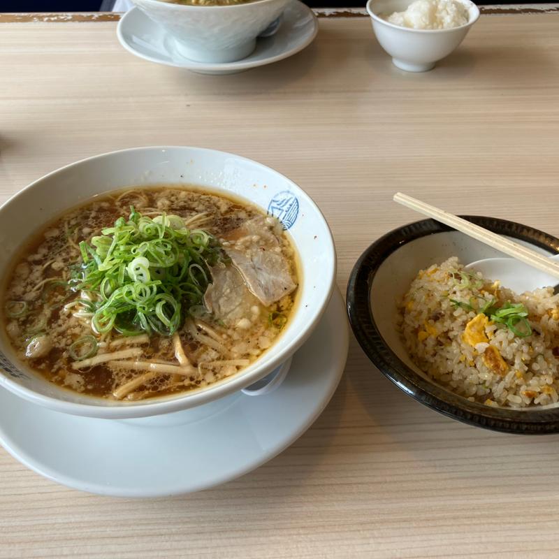 喜多方タンメン餃子セット(喜多方ラーメン　なか川)