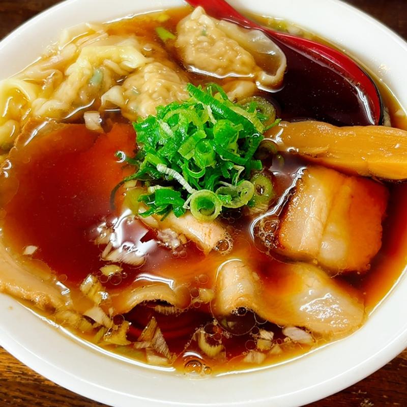 チャーシュー肉わんたんそば 中盛(中華そば　カリフォルニア)