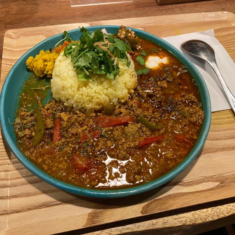 日替わりカレー　チンジャオキーマ(スパイス食堂 THREE STAR)