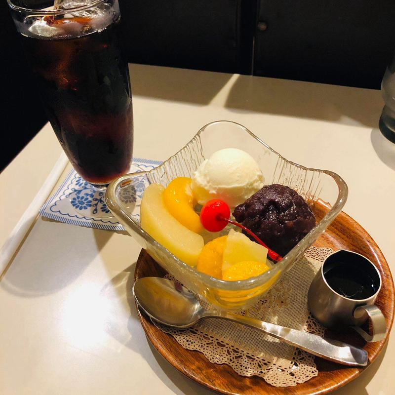 あんみつ アイスコーヒー(ブーケ)