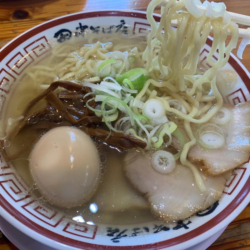 中華そば+味玉(中華そば専門 田中そば店 足立本店)