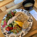 彩り野菜のプレートランチ