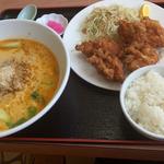 唐揚げラーメンセット