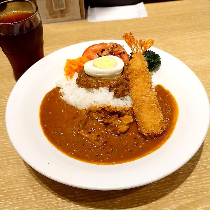 武蔵野スパイスカレー ブラックタイガー海老フライ(ジョナサン 仙川店)