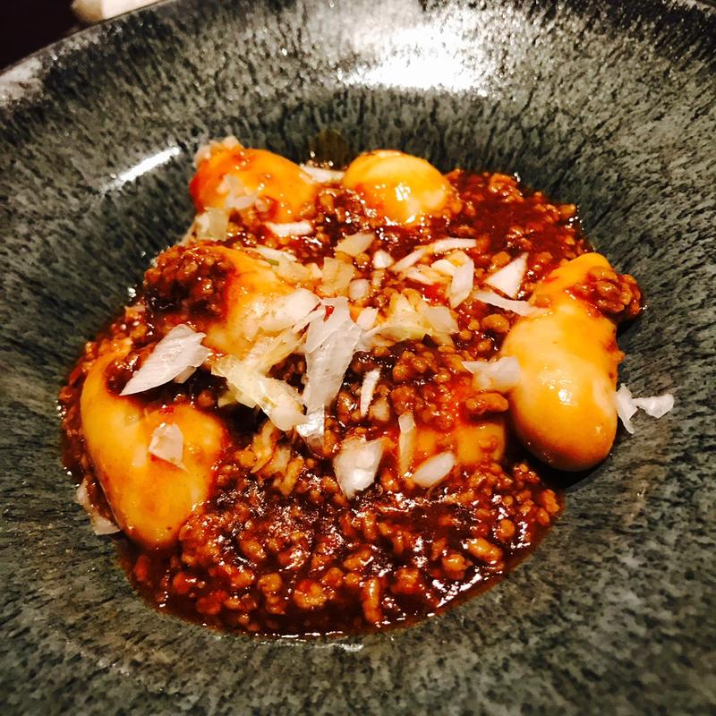 麻婆白子(恵比寿 希鳥)