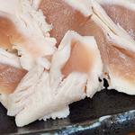 錦爽鶏霜降り(刺身)