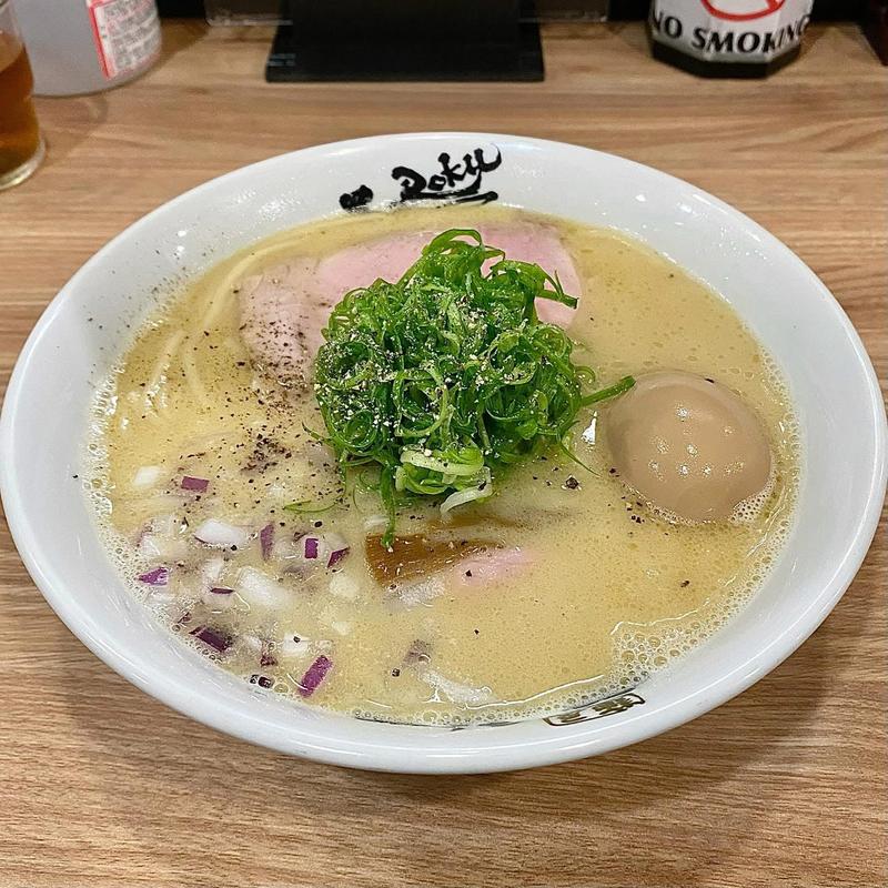 背脂鶏白湯 醤油(麺屋丈六 キーノ和歌山店)