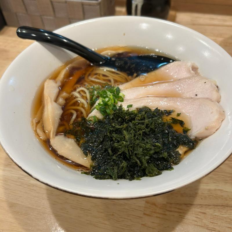 醤油煮干しラーメン刻(煮干しラーメン専門店 うしお)