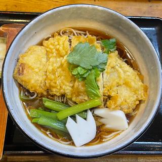 冷やし豚天そば(きそば 柏屋 （かしわや）)