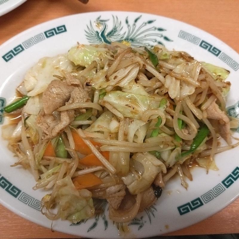 肉やさい炒め(日高屋 青物横丁店 )