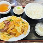 レバーの辛子炒め
