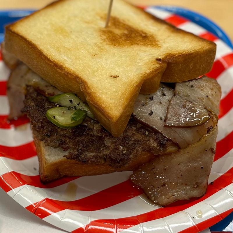 100%バーガーベーコントッピング(JB's TOKYO エキュート赤羽みなみ店)